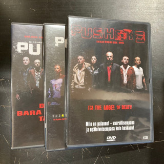 Pusher 1-3 3DVD (VG-VG+/VG+) -jännitys-